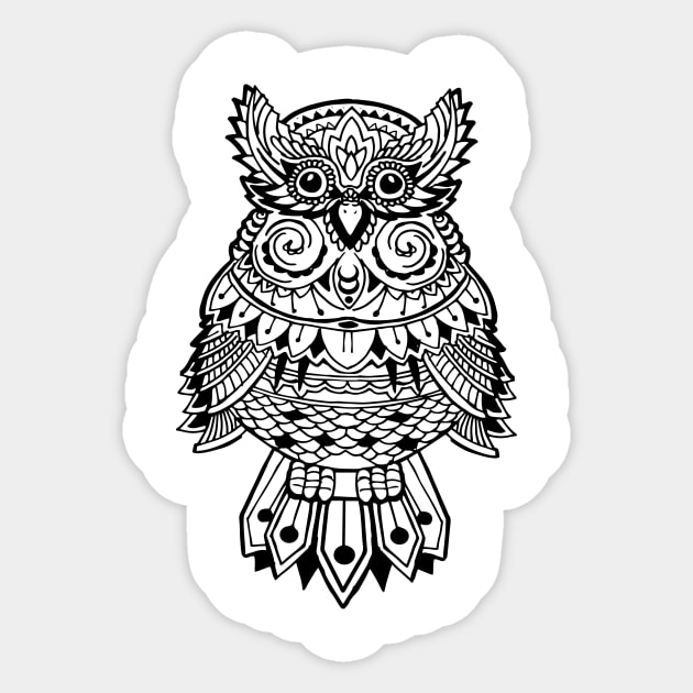 Owl Sticker by Gudaiurii